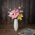Handmade Crochet Flower Bouquet, Everlasting Floral Gift