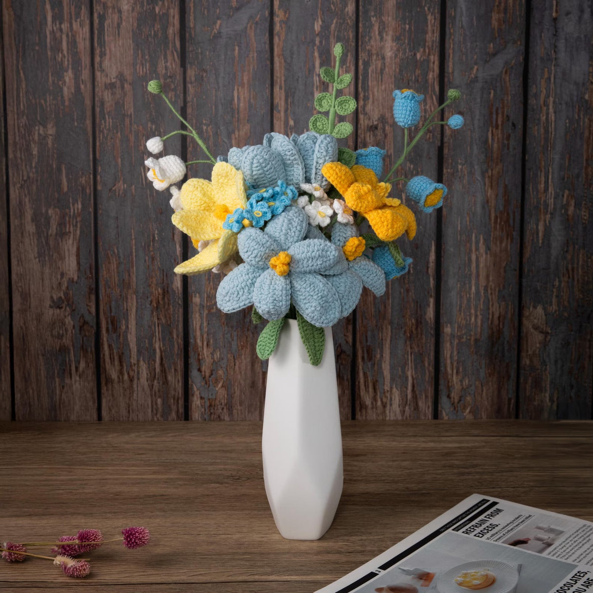 Handmade Crochet Flower Bouquet
