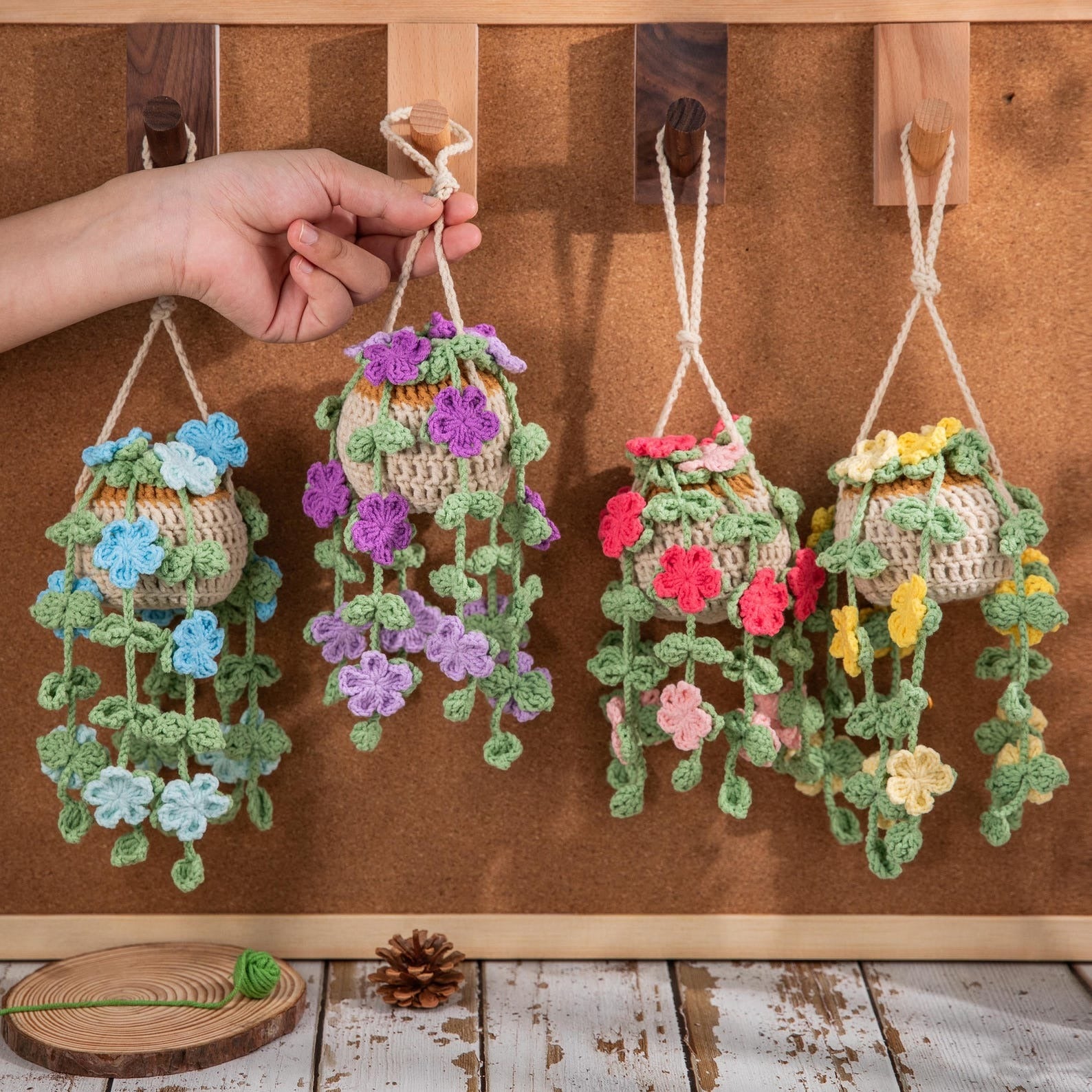 Crochet Plant Hanging Basket