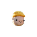 Crochet SunFlower Turtle Car Key Cover - white background main image