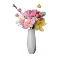 Handmade Crochet Flower Bouquet, Everlasting Floral Gift - white background main image